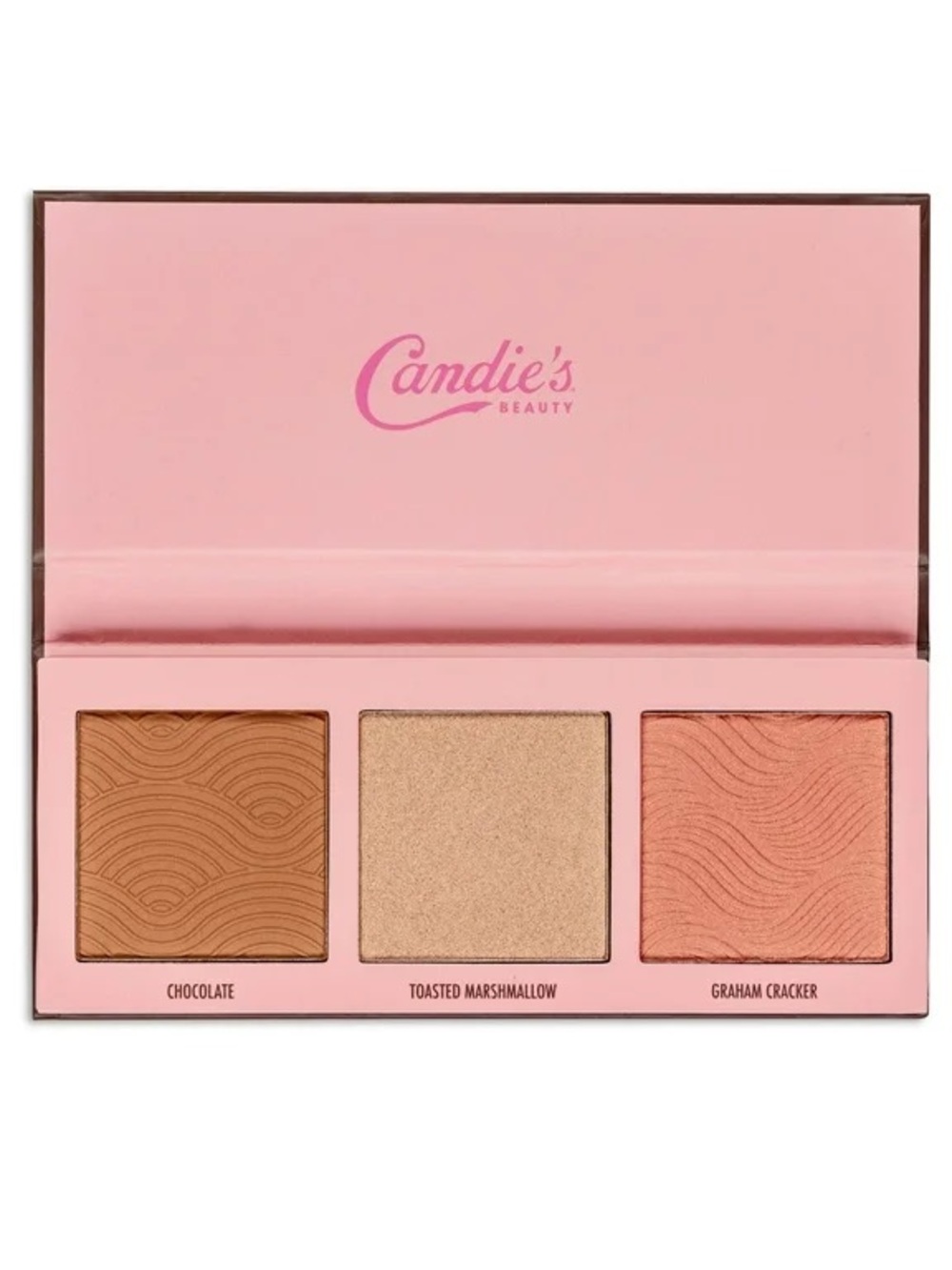 Candie's Parlor S'mores 3-in-1 Contour Makeup Palette, Beige, 3 Shades